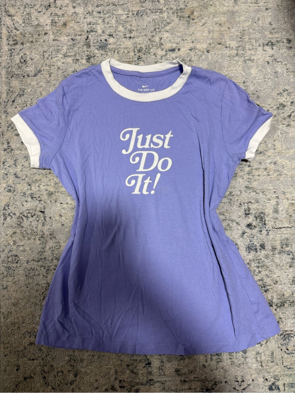 Nike Women's Retro slogan Ringer Tee